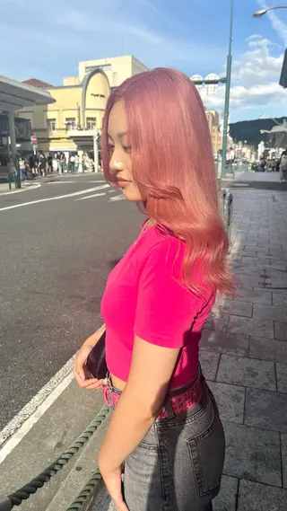 ロング カラー s.sweet NACHIKAのヘアスタイル