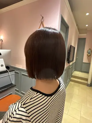 ミディアム 上野 七奈穂のヘアスタイル