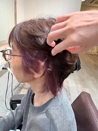 ショート カラー カミタニ リオのヘアスタイル