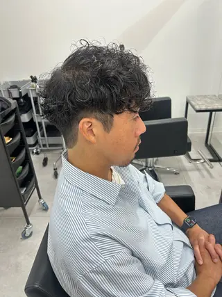 ショート パーマ メンズ 女子ウケ✅/メンズ パーマ/Renaのヘアスタイル