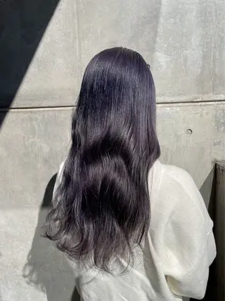 ロング カラー SYU/表参道 /艶カラー/縮毛矯正のヘアスタイル