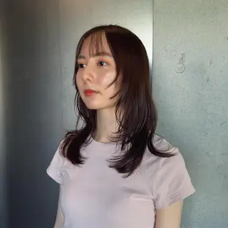 ロング 透明感/血色カラー/ 似合せレイヤー/ゆいのヘアスタイル