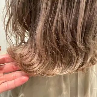 ミディアム 💎【髪質改善カラー 艶髪×縮毛矯正】💎のヘアスタイル