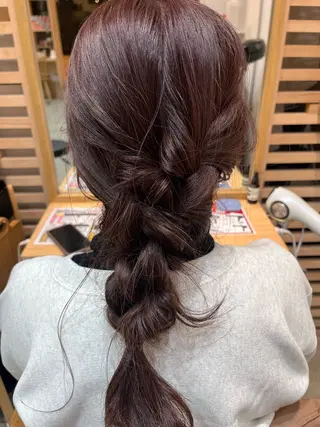 ロング カラー ヘアアレンジ 顔周りカット/アレン ジ/カラー小野寺紗良のヘアスタイル