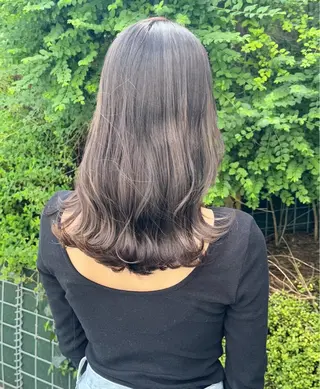 ロング カラー パーソナルカラー໒꒱ 顔タイプ/石塚わかなのヘアスタイル