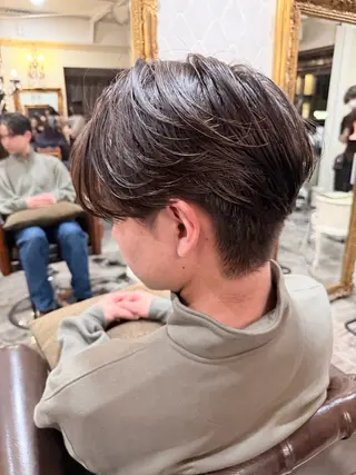 ショート パーマ メンズ hair atelier rafel(ラフェル)所属・鈴木 将輝のヘアスタイル