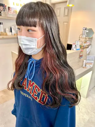 ロング カラー 西 めぐみのヘアスタイル