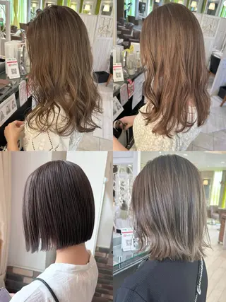 ミディアム カラー メンズパーマ特化🔥 ツイスパ/シャドウのヘアスタイル