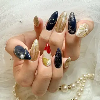 ロング Conjunim MAMI🎀✨のネイルデザイン