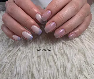 ミディアム ネイル ak nail .のネイルデザイン