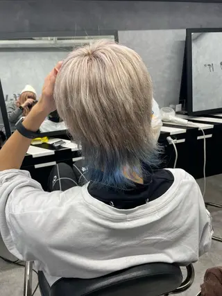 メンズ Cielro【 シェイロ 】所属・Cielro/ダブル カラー/西田咲希のヘアスタイル