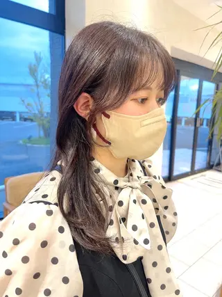 ロング miku/ 透明感カラーのヘアスタイル