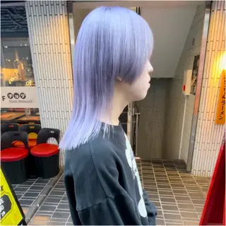 ミディアム カラー 圧倒的なケアブリーチ /髪質改善🩵松田のヘアスタイル