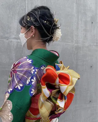 ヘアアレンジ ボブ/レイヤー/艶 🦕risa 森下のヘアスタイル