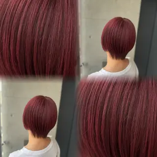 ショート カラー 髙橋 李里亜のヘアスタイル