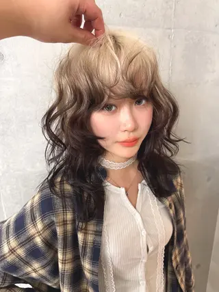 カラー MONIQA原宿所属・デザインカラーウルフ 宙也のヘアスタイル