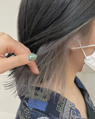 ミディアム カラー ヘアアレンジ 【Sweep】おじま のぞみのヘアスタイル