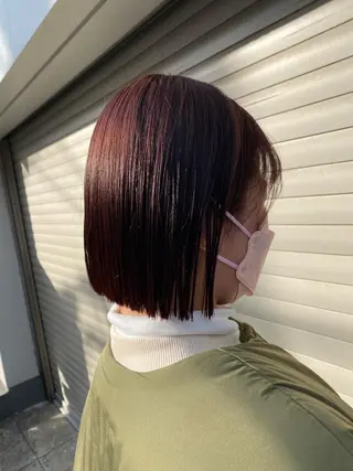 ミディアム カラー お任せヘア☘️☘️ 及川渚のヘアスタイル