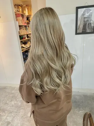 ロング カラー AMRITA所属・men'sｶｯﾄ ﾊﾟｰﾏ🫧ｼｵﾝのヘアスタイル