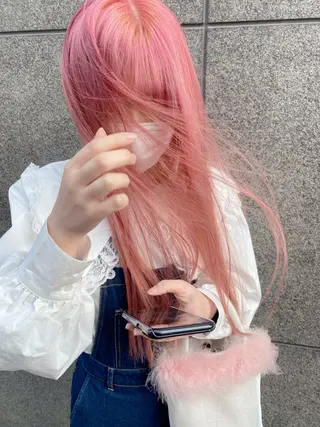 ロング カラー 只野 真衣のヘアスタイル