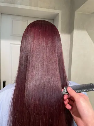 ロング カラー 佐藤 春輝のヘアスタイル