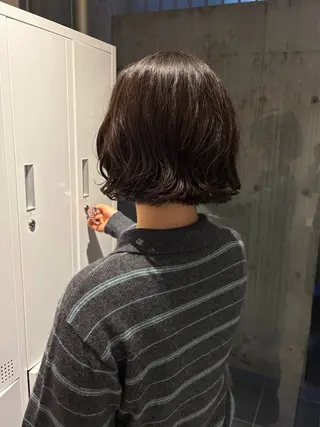 ショート パーマ GO TODAY シェアサロン 表参道Flos店所属・nishi fuyumiのヘアスタイル