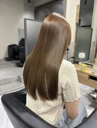 ロング 🌹門奈🌹髪質改善 /透明感カラーのヘアスタイル