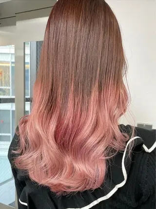 ロング カラー 🧸艶々韓国ヘア 🧁mizunaのヘアスタイル