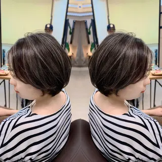 ショート カラー 前田 健太のヘアスタイル