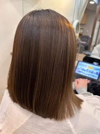 ミディアム カラー CLALA瀬田店 やまもとまさたかのヘアスタイル