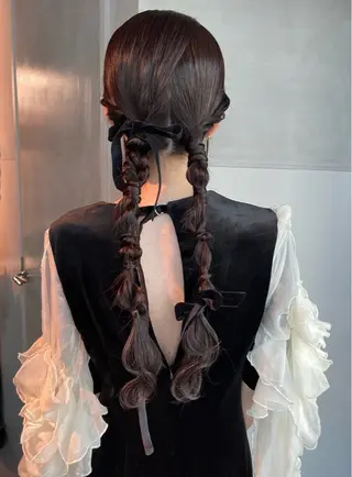 ヘアアレンジ charm《銀座》 ヘアセット/縮毛矯正のヘアスタイル