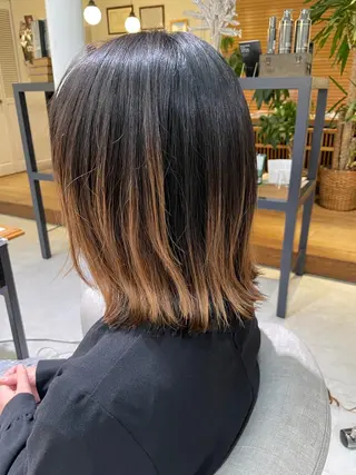 ミディアム Tanaka Aoiのヘアスタイル