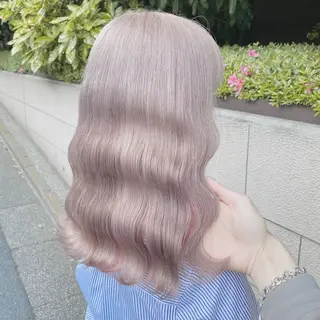 ミディアム カラー ヘアアレンジ メンズ キッズ マツエク・マツパ SALOWIN所属・ハイトーン美容師 MASATOのヘアスタイル