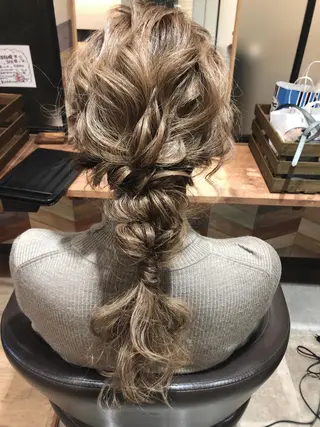 ロング ヘアアレンジ hair&make RabichePow所属・鈴木 香奈萌のヘアスタイル