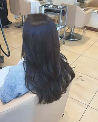 セミロング 地毛風ストレート/ 髪質改善/セキネのヘアスタイル