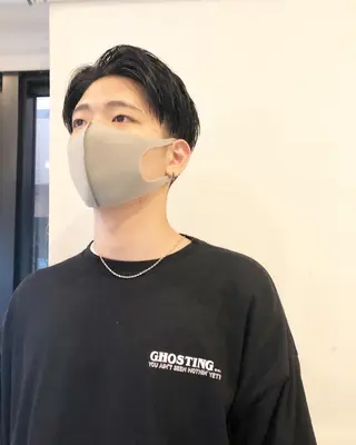 ヘアアレンジ メンズ ainico+所属・メンズ特化✂️栗原 侑也のヘアスタイル