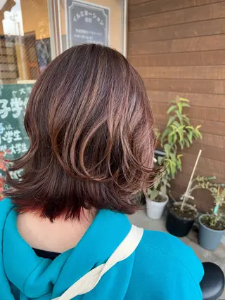 カラー マツパ/髪質改善/ ラベゼ岩倉のマツエク・マツパデザイン