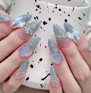 ネイル 長いだし/スカルプ/ パラシェルN.oneのネイルデザイン