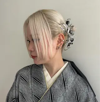 顔周りカット/透明感 カラー✂️MEIのヘアスタイル