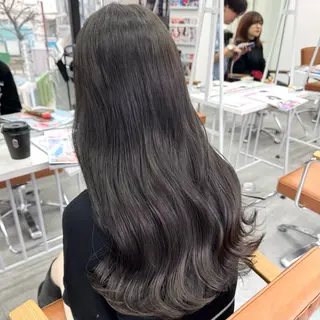 ロング カラー ヘアアレンジ ブリーチなしカラー /新百合ヶ丘/安形翔のヘアスタイル