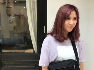 ミディアム カラー tonari 梅田、中崎町のヘアスタイル