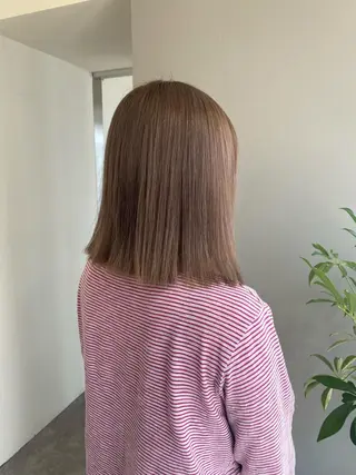 ミディアム カラー ヘアアレンジ ボブ /ニュアンス/ satomi🧸💖のヘアスタイル