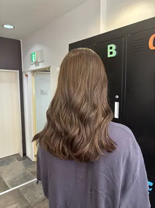 セミロング ideue hanaのヘアスタイル