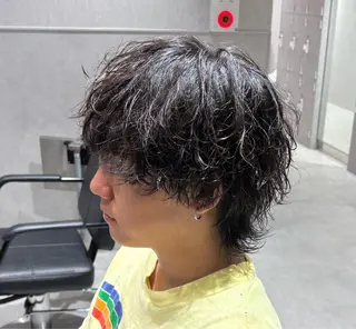 ショート パーマ メンズ 【メンズ特化】 池田大成✂︎のヘアスタイル