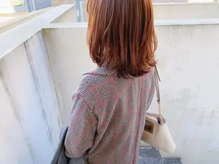 ミディアム カラー タカハシ ハヤトのヘアスタイル