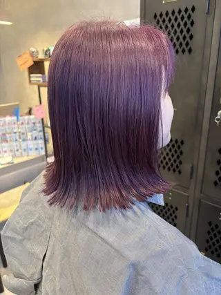 ショート カラー ✨艶カラー・ストレー ト✨achieveのヘアスタイル