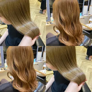 ロング カラー 艶カラー/韓国顔周り 🎀mamiのヘアスタイル