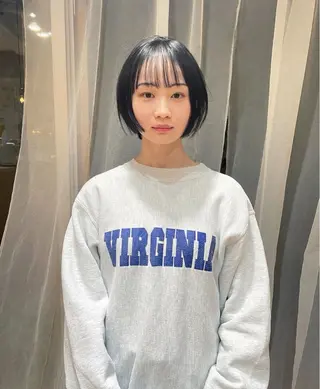 ショート カラー ボブ/ショート 吉田竣のヘアスタイル