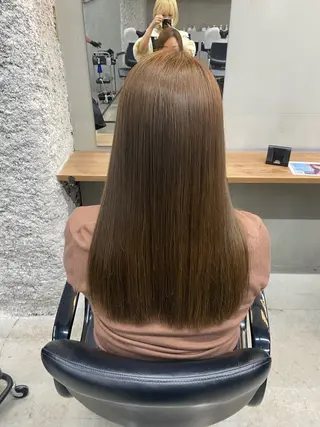 ロング カラー 藤永 みくのヘアスタイル