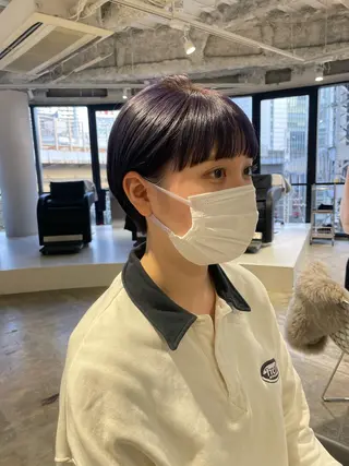 ショート 大迫 江梨のヘアスタイル